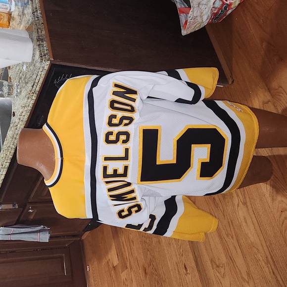 Ulf Samuelsson Medium Pittsburgh Penguins 🐧 Jersey - Picture 2 of 7